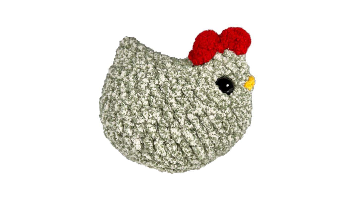 Crochet Chicken Plushie (Amigurumi)