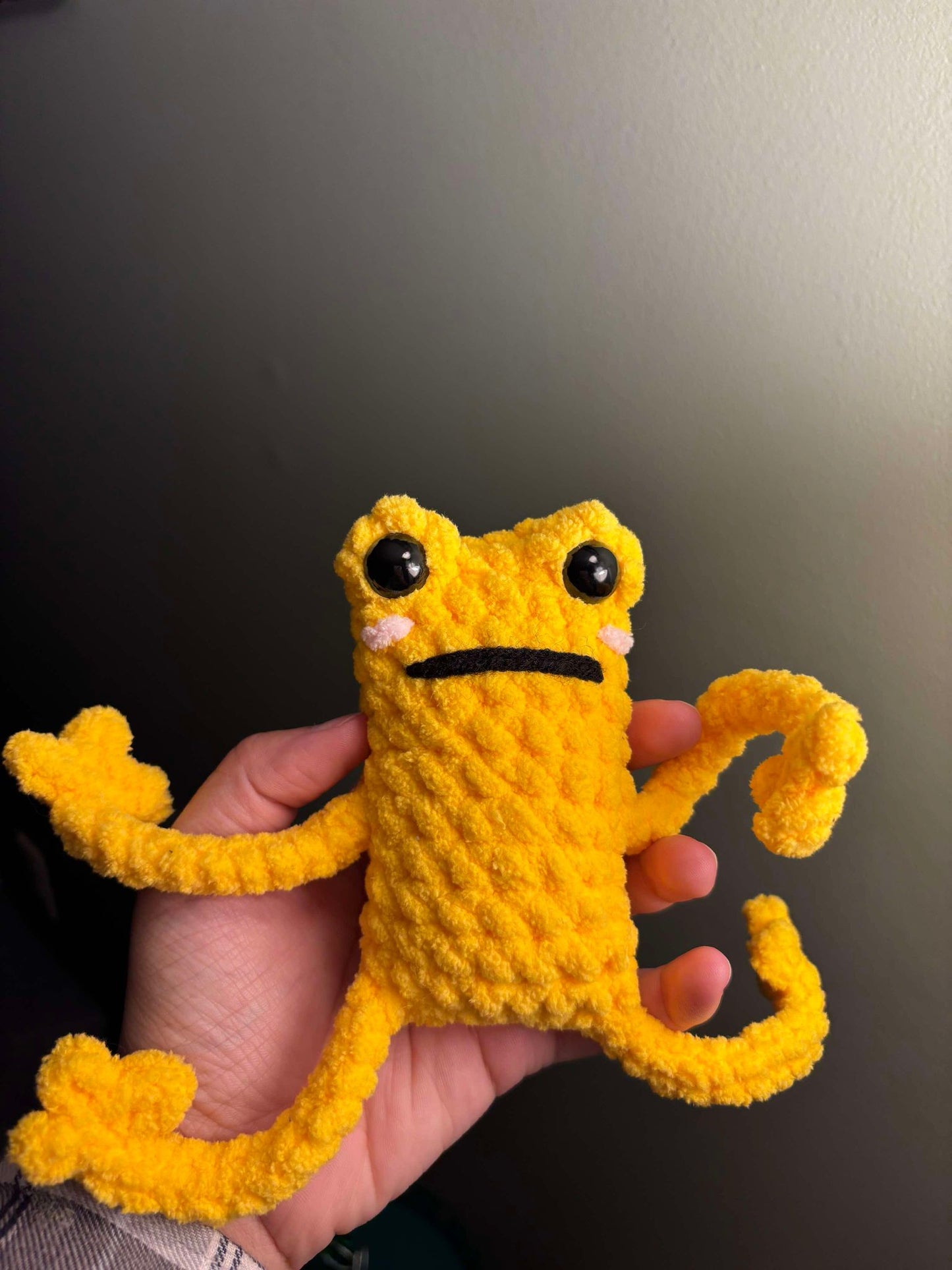 Crochet Leggy Frog Plushie (Amigurumi)