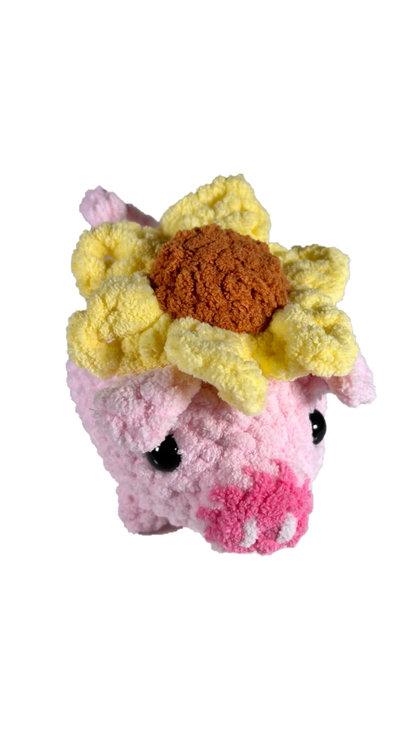 Flower | Big | Hair Clip | Plushie (Amigurumi)